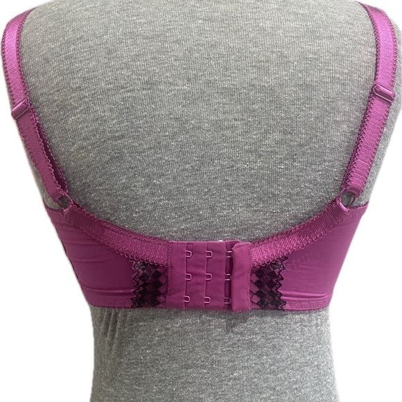 Curvy Kate GIA Balcony Bra US 30K CK2101 Boysenberry/Black - Picture 2 of 8